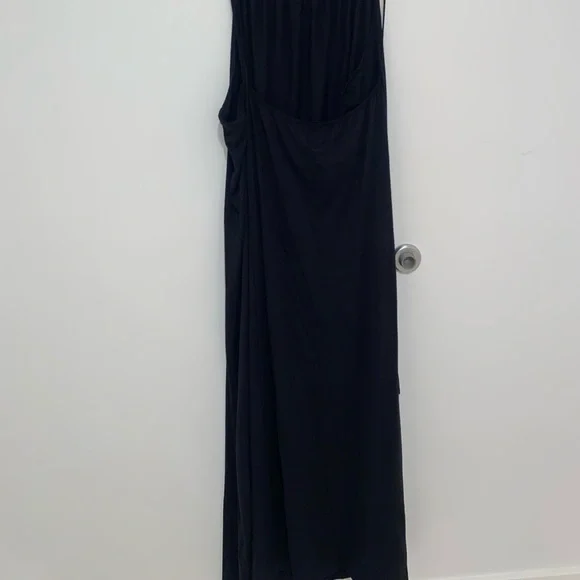 NWT H&M long black skinny strap maxi dress. - Picture 2 of 10